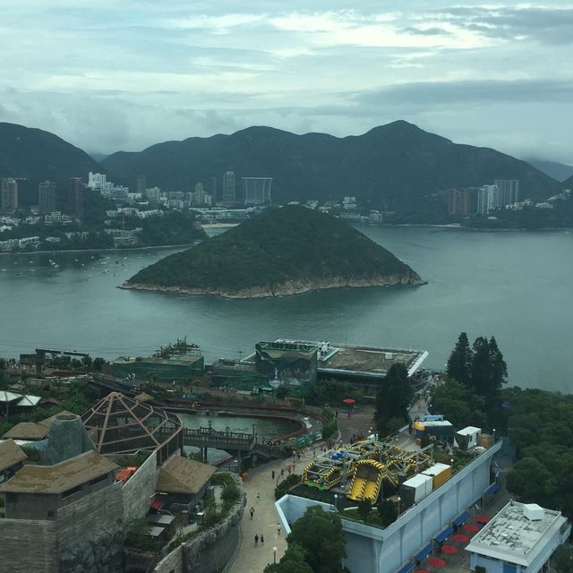view from Hong Kong ocean park  view from Hong Kong ocean park