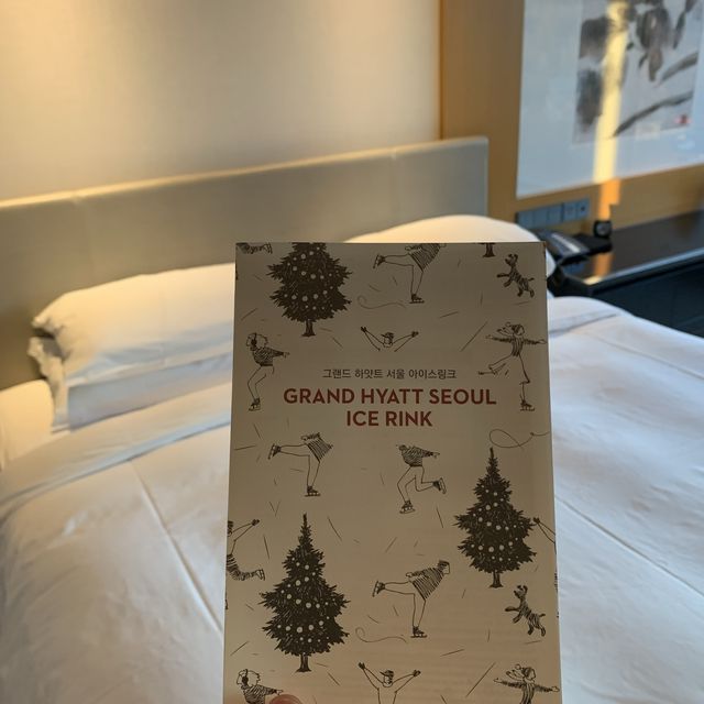 곧 아이스링크장 오픈하는 그랜드하얏트🎄