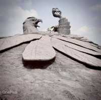 The giant Jatayu Rock