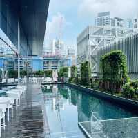 Nice swimming pool at Yotel