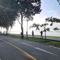 Cycling At East Coast Park
