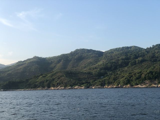 Silvermine Beach for picnic in Mui Wo Island. 