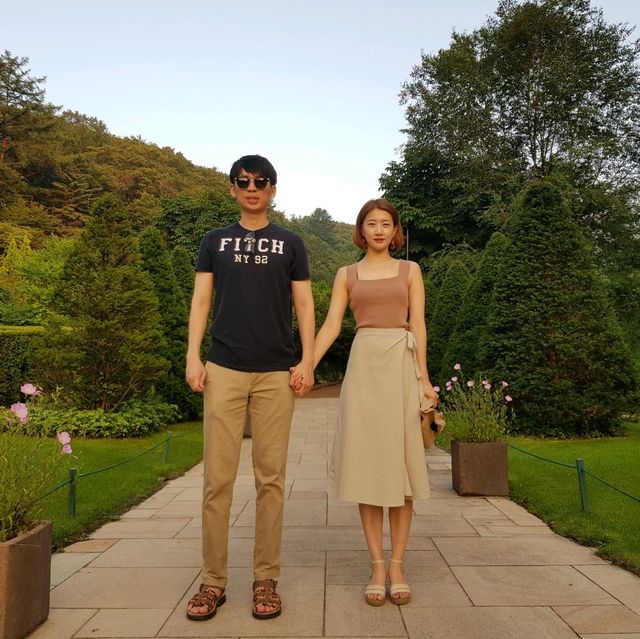 유럽 정원 감성의 춘천 제이든 가든 수목원