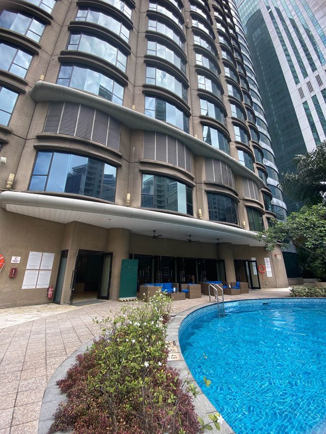Pool with unparalleled view of KL city