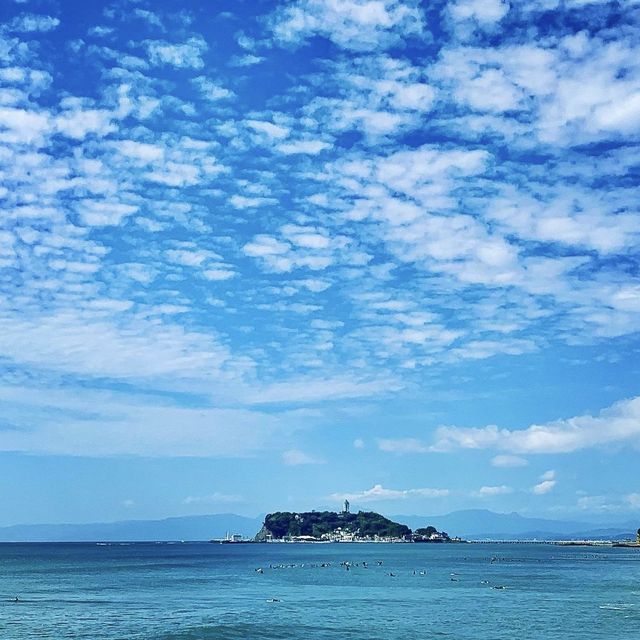 海に癒される、江ノ島の景色