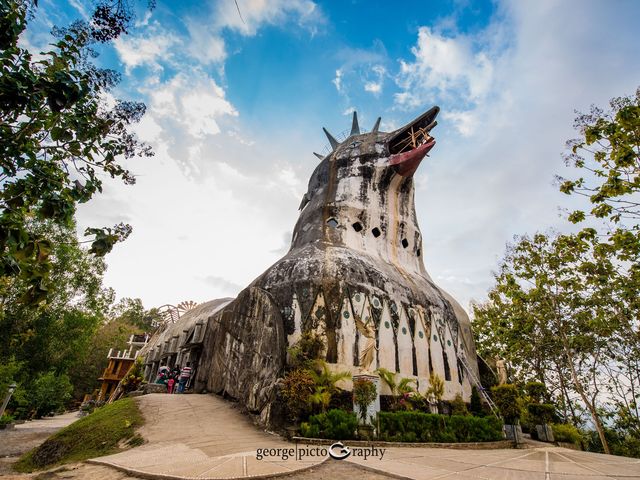 Gigantic Chicken Church@Borobudur