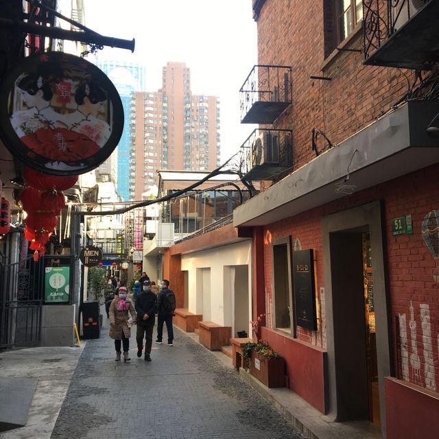 田子坊。老上海生活。創意搖籃