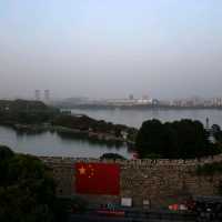 Nanjing City-Wall at Xuanwu-Lake