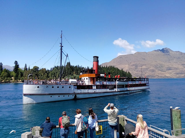A steamship that rivals a floating museum.