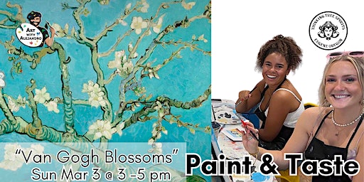 Paint and Taste at Thinking Tree Spirits- "Van Gogh Blossoms" | Thinking Tree Spirits, Jackson Street, Eugene, OR, USA