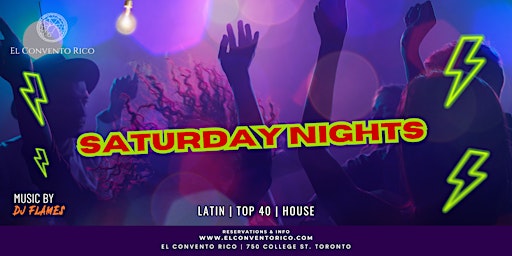 Saturday Nights Party - Jan 4th | El Convento Rico