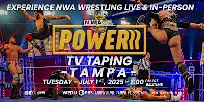 NWA Powerrr Tapings @ WEDU PBS Studios / Tuesday, July 1st, 2025 | WEDU PBS Studios