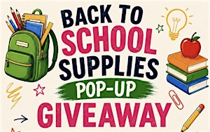 Back To School Supplies Pop- Up Giveaway - Gainesville, Fla. Aug 2026 | Gainesville Training, Entrepreneurship, & Community (GTEC) Center