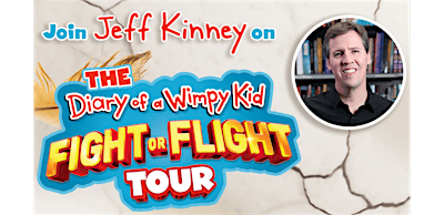 OFFSITE: The Fight or Flight Tour with Jeff Kinney (11am Show) | King Philip Regional High School