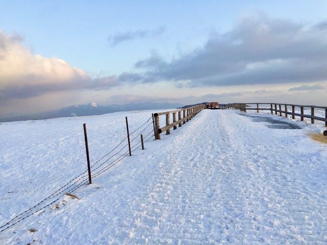 【長野】冬の絶景！✨雪上車クルージング