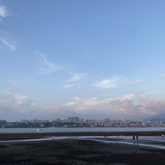 《新北》看夕陽的好地方～八里左岸公園！
