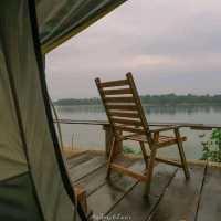 นอนเต็นท์ จิบกาแฟ แลโขง Atsamat Camp l นครพนม