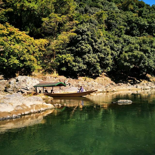 京都保津川遊船記