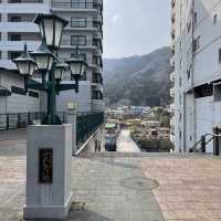 鬼怒川温泉ふれあい橋〜鬼怒太の階段アート