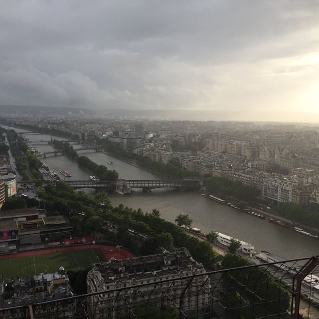 view from Eiffel Tower 