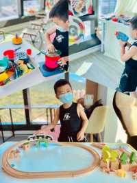 石門全新親子減壓空間！玩水槍+messy play超放電！