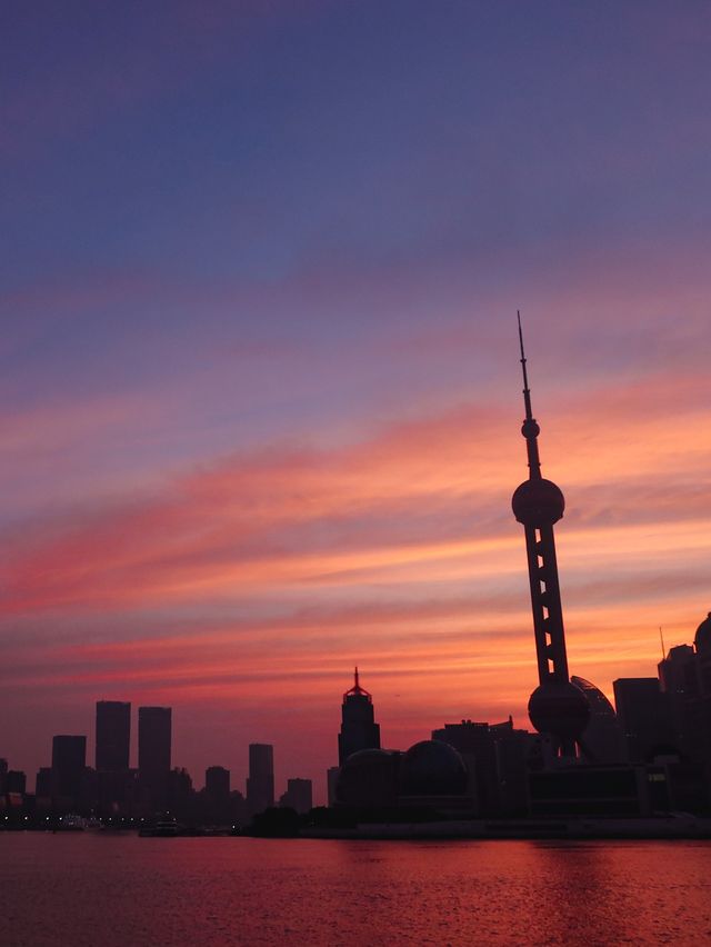 Incredible Lujiazui at Sunrise 🌅🌇