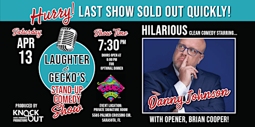 LAUGHTER at GECKOs (Private Signature Room) | Gecko’s Grill & Pub