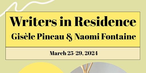 Writers in Residence: Naomi Fontaine & Gisèle Pineau | Diffenbaugh Building, University Way, Tallahassee, FL, USA