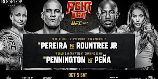 UFC 307 PEREIRA vs ROUNDTREE Watch Party At Rooftop Live | Rooftop Live