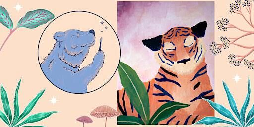 Magical Painting Circle: Create Your Own Tiger at Junk Soul - 2 hours | Junk Soul Smothered Bar & Kitchen