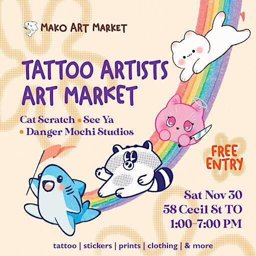 Mako Art Market - Tattoo Artist Event | 58 Cecil St