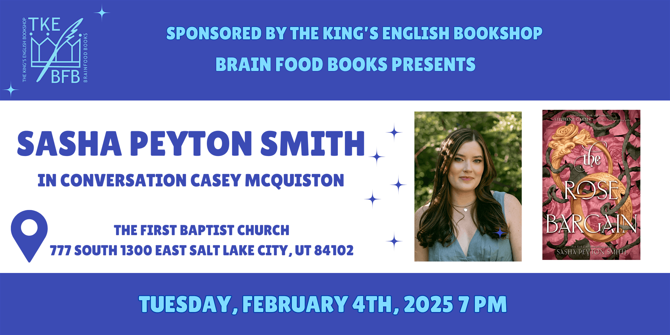 Sasha Peyton Smith | The Rose Bargain | First Baptist Church of Salt Lake City