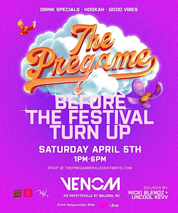The Pregame @ Venom Raleigh | 112 Fayetteville St