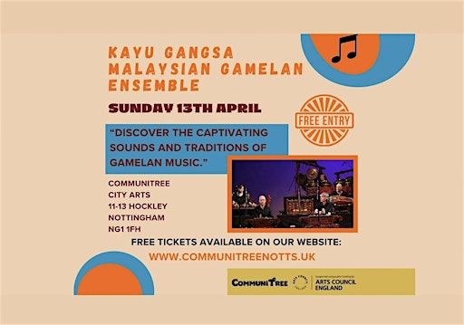 Kayu Gangsa - Malaysian Gamelan Ensemble | City Arts