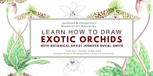 Exotic Orchids - Botanical Art Workshop | Domain Wintergardens