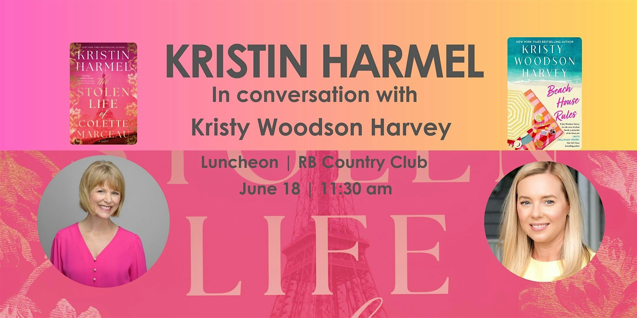 Kristin Harmel with Kristy Woodson Harvey! | Rehoboth Beach Country Club