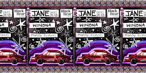 JANE STREET w/Guests WINONA and PIGEON PLEASERS | Black Bear Lodge