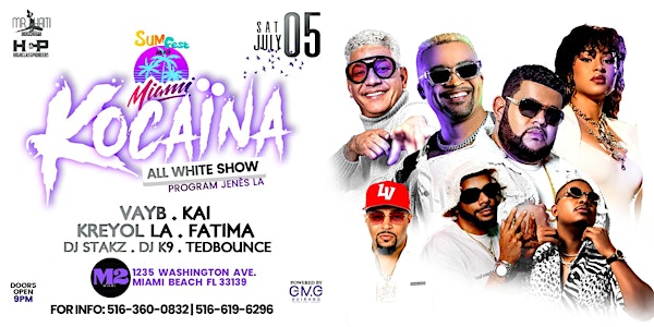 Kocaïna in Miami | Club M2 Miami