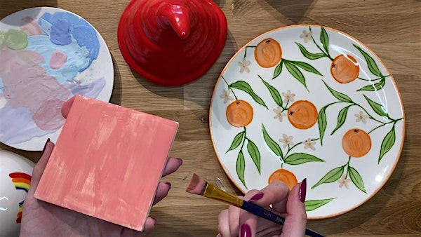 POTTERY PAINTING WORKSHOP: SERVING BOWL OR PLATE  WHILE SIPPING A BREW. | Torched Brewing Company