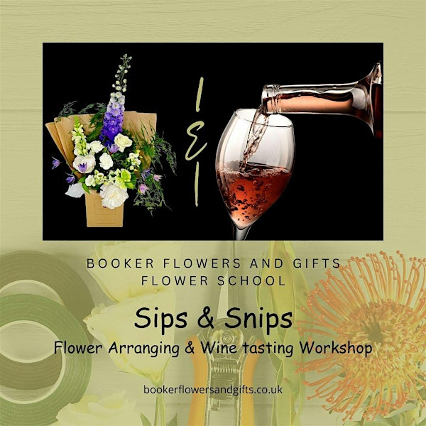 Flower Arranging and Wine Tasting Workshop Sips & Snips | R&H Fine Wines Allerton