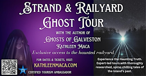 Haunted Railyard & Strand Ghost Tour with Local Expert | 123 25th St