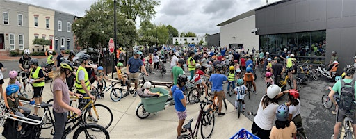 Hill Family Biking: Back to School Ride | Payne Elementary School Parking Lot in alley, entrances on 14th and D