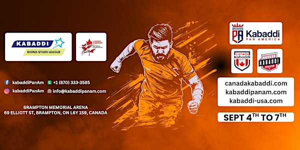 Kabaddi Rising Stars League & Canada Kabaddi National Championship | Brampton Memorial Arena