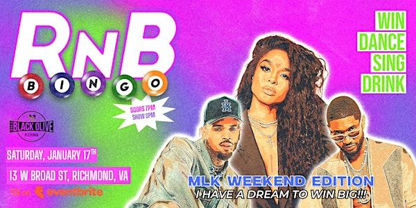R&B BINGO at Black Olive I MLK EDITION | The Black Olive Pizzeria