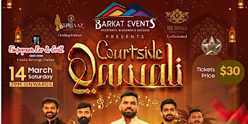 COURTSIDE QAWALI MONCTON (SUR SAGAR BAND) - BARKAT EVENTS | Lutz Mountain Heritage Museum & Meeting House