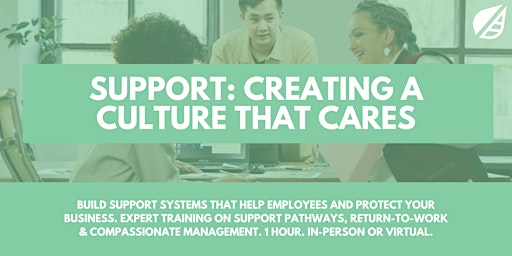 Drug and Alcohol: Support - Creating a Culture That Cares | Occupational Health Consultancy Ltd