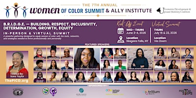 Women of Color Summit  & Ally Institute 2026 | DoubleTree by Hilton Hotel Niagara Falls New York