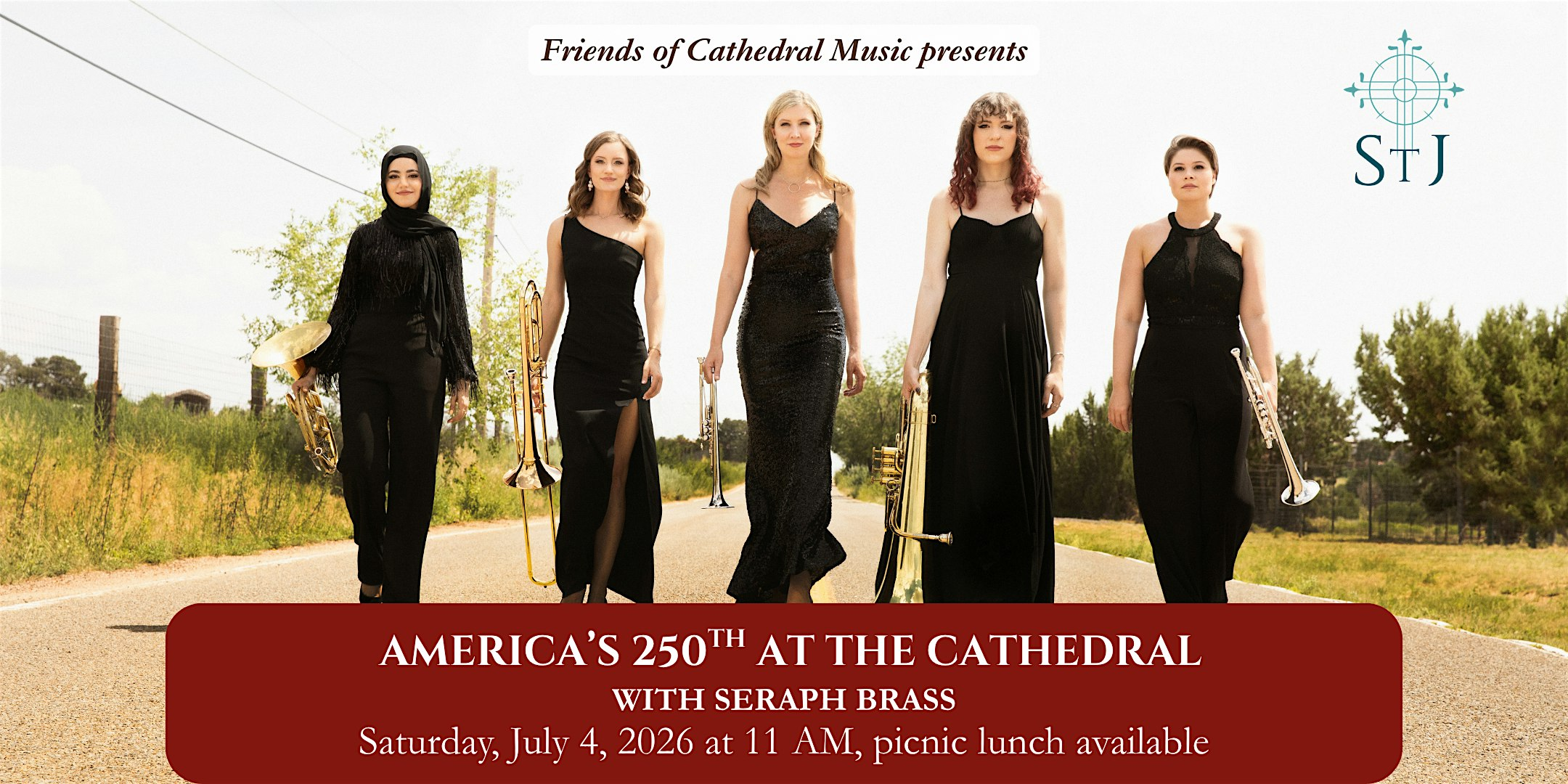 America's 250th at the Cathedral: Concert by Seraph Brass | Cathedral of St John