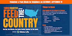 Feed The Country Plano: A Nationwide Day of Volunteering to Pack Meals | BoomerJack's Grill