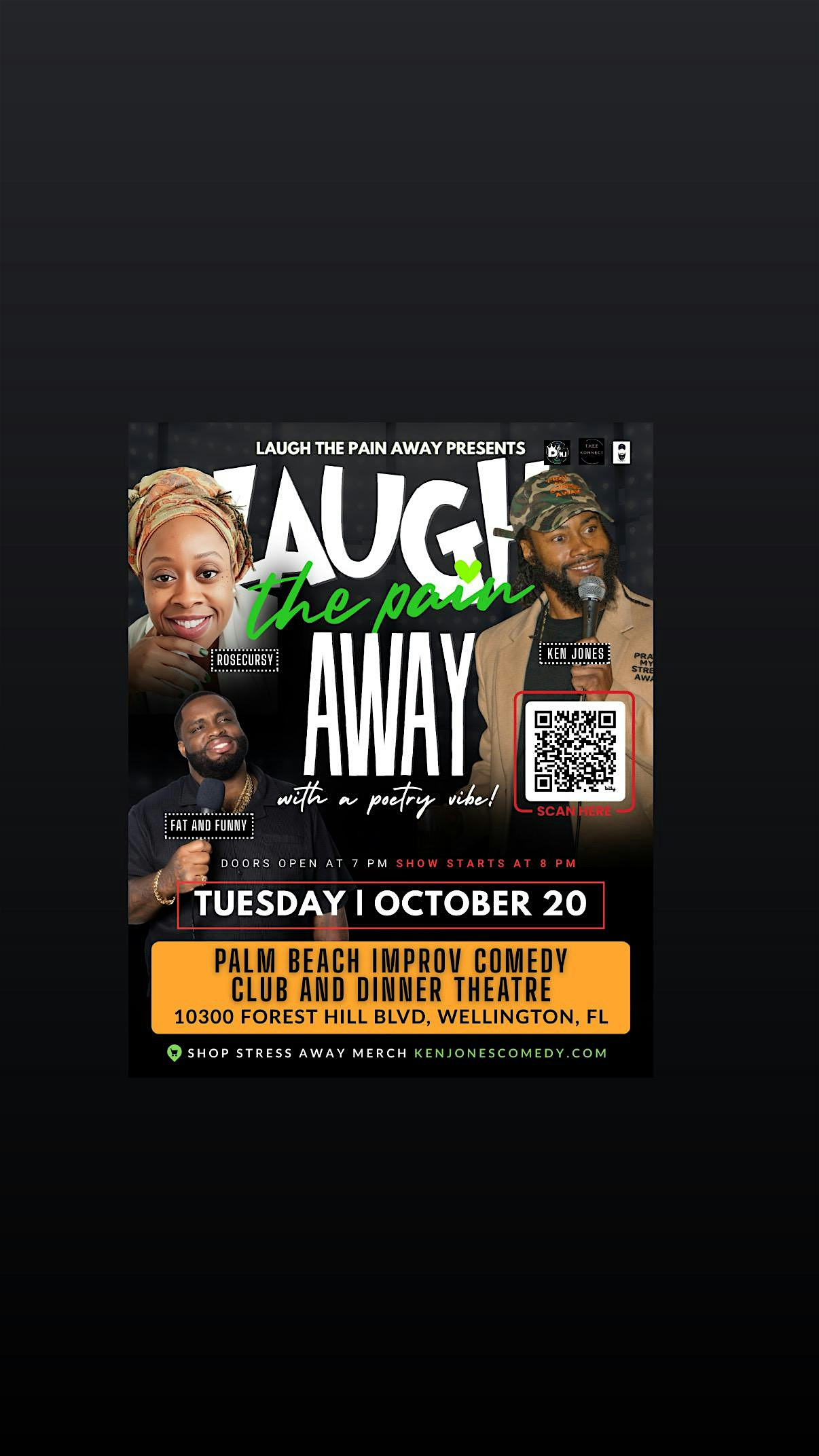 LAUGH THE PAIN AWAY WEST PALM BEACH | Palm Beach Improv Comedy : Club and Dinner Theatre